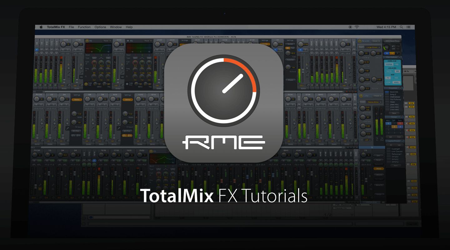 TotalMix FX - Routing and mixing for RME Audio Interfaces